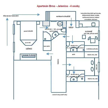 Apartman Brno Jelenice Exterior photo